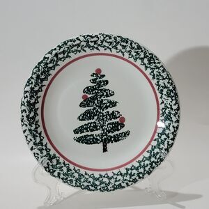 Furio Holiday Christmas Salad Plates Made in Italy